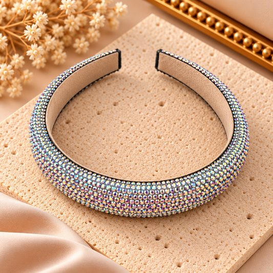 Haarband met Geoliede Strass | One Size