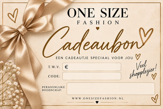 Digitale Cadeaubon | One Size Fashion