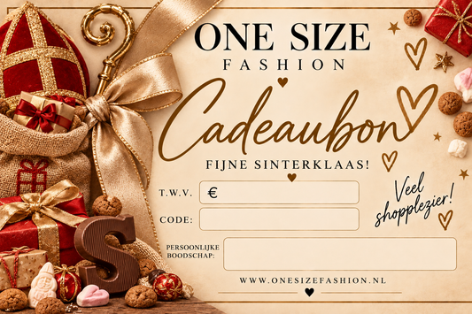 Digitale Sinterklaas Cadeaubon | One Size Fashion